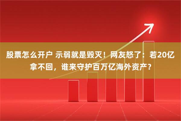 股票怎么开户 示弱就是毁灭！网友怒了：若20亿拿不回，谁来守护百万亿海外资产？