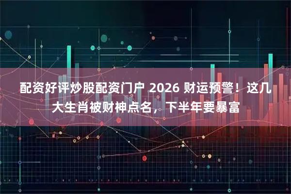 配资好评炒股配资门户 2026 财运预警！这几大生肖被财神点名，下半年要暴富